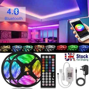 5-30M LED Strip 5050 RGB Lights Colour Changing Tape Cabinet Kitchen Lighting UK - Picture 1 of 24