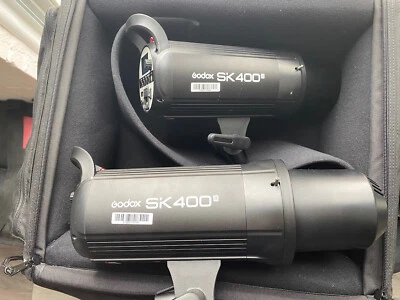 2x Godox SK400II 400W 2.4G HSS Studio Flash XPRO-S Transmitter For Sony Camera - Image 1 of 2