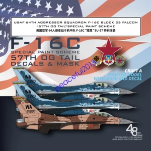 Galaxy D48073 1/48 USAF 64TH AGGRESSOR SQUADRON F-16C BLOCK 25 FALCON“57TH OG - Picture 1 of 10
