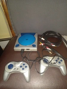 dreamGear Silver Blue Plug 'n Play Gamestation Console With Controllers - Picture 1 of 12