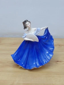 Estatuilla de porcelana Royal Doulton vintage de los años 70 Elaine HN 2791 de Peggy Davies - Imagen 1 de 7
