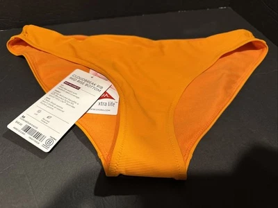 Traje de baño bikini Athleta Cloudbreak Rib tiro medio inferior naranja-M-NUEVO CON ETIQUETAS-$49. Foto 1 de 3