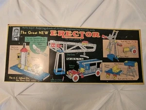 Inside Lid label for 6 1/2 Erector Set, ( copy),Fast Shipping. 1935-1938 - Picture 1 of 1