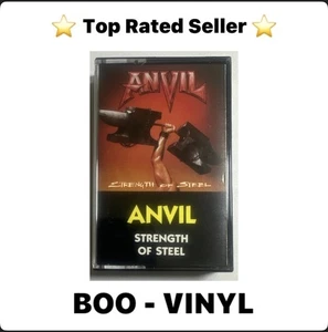 Anvil - Strength Of Steel Cassette Tape Enigma Heavy Metal Rock EX / VG+ - Picture 1 of 6