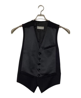 Chaleco combinado satinado DIOR HOMME Talla: 44 azul marino x negro hombre 8E3160320559 Foto 1 de 4