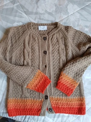 Strickjacke Damen Gr. 36 aus Merinowolle - Bild 1 von 4