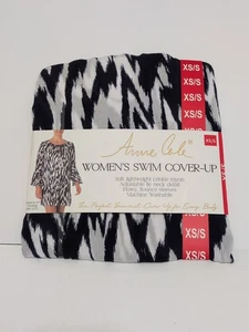 Anne Cole Limited Edition Women's Swim Cover-Up-Size XS/S Navy White NWT - Picture 1 of 5