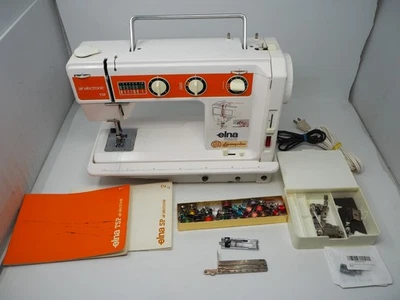 Máquina de coser electrónica suiza Elna TSP Stella Air con accesorios VER NOTAS Foto 1 de 4