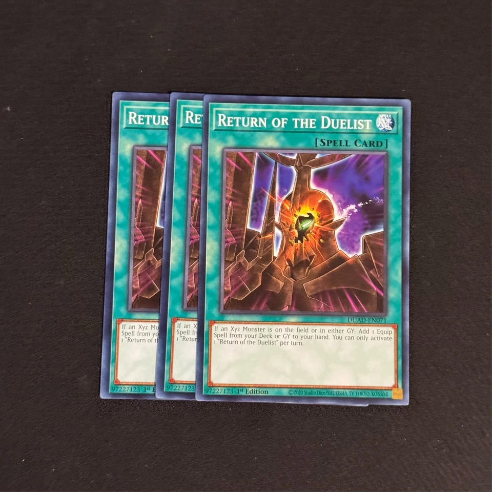3x Return of the Duelist - DUAD-EN071 - Common - Image 1 of 1