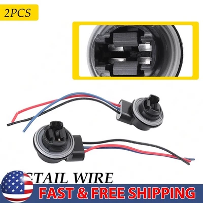 2X Bombilla Señal de Giro Frontal 3157 T25 Enchufe Arnés Cable 12V Accesorios Coche Foto 1 de 4