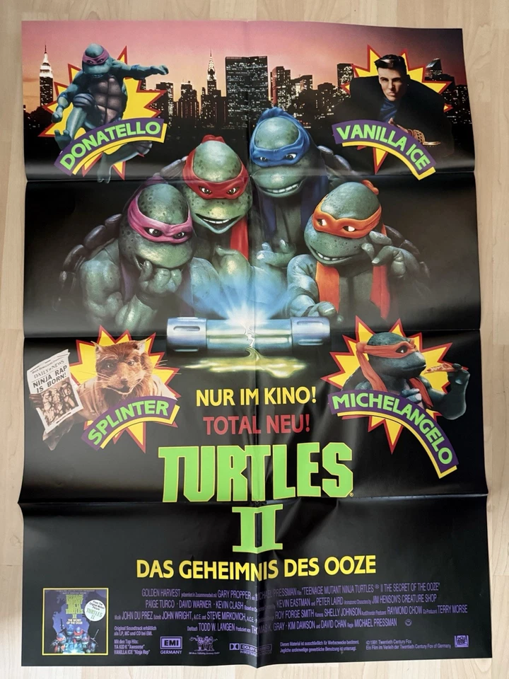 Turtles 2 - Kinoplakat Poster Din A1, TMNT, Teenage Mutant Ninja Turtles - Bild 1 von 1