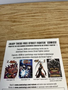 Street Fighter V 5 Edición Coleccionista Códigos de Cómic Inserto Sin Usar Comixology - Imagen 1 de 1