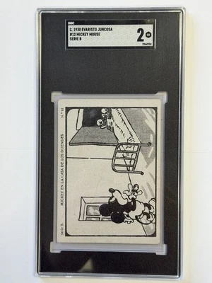 1929/30 Juncosa Chocolate Mickey Mouse ROOKIE SET BREAK - ¡Sgc 2 DISNEY! #12 Foto 1 de 2