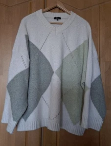 ♡ C & A ♡ OVERSIZE PULLOVER STRICKPULLOVER ♡ GR. XXL PASSEND FÜR 46/48 ♡ CREME ♡ - Bild 1 von 3