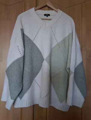 ♡ C & A ♡ OVERSIZE PULLOVER STRICKPULLOVER ♡ GR. XXL PASSEND FÜR 46/48 ♡ CREME ♡ - Bild 1 von 3