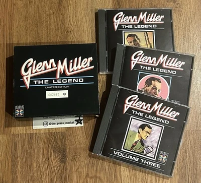 Glenn Miller The Legend Limited Edition CD Box Set 1986 3-disc Import #2683 - Image 1 of 2