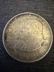 1923-S Monroe Doctrine Commemorative Half Dollar - Monroe Adams Centennial - Picture 1 of 2