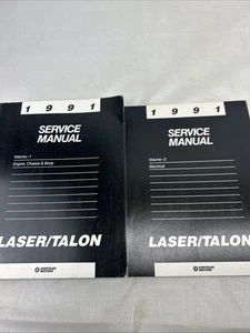 1991 Chrysler Plymnouth Laser Talon Service Repair Shop Manual Set OEM - Picture 1 of 7