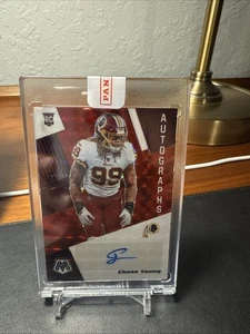 CHASE YOUNG 2020 MOSAICO ROOKIE AUTOGRAFO ARGENTO PRIZM RC AUTO New Orleans Saints - Foto 1 di 2