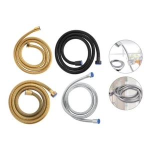 1pc Shower Hose Stainless Steel 150cm/59in G1/2" for Most Shower System 4 Colour - Picture 1 of 36