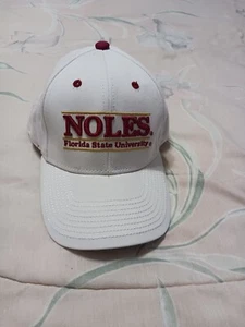 Florida State University NCAA NOLES Snapback Hat Cap Embroidered Swirl Logo TOW - Picture 1 of 12