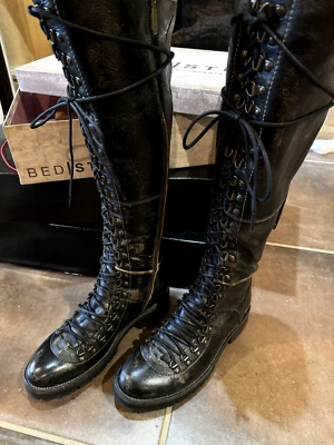 Bed Stu ENVÍO GRATUITO Lustrosus Talla EU/IT 40, US10 Botas con cordones por encima de la rodilla Foto 1 de 4