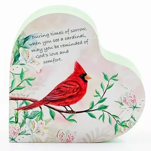NUOVO Durante i momenti di dolore, quando vedi un cardinale conforto blocco cardiaco cardinale - Foto 1 di 4