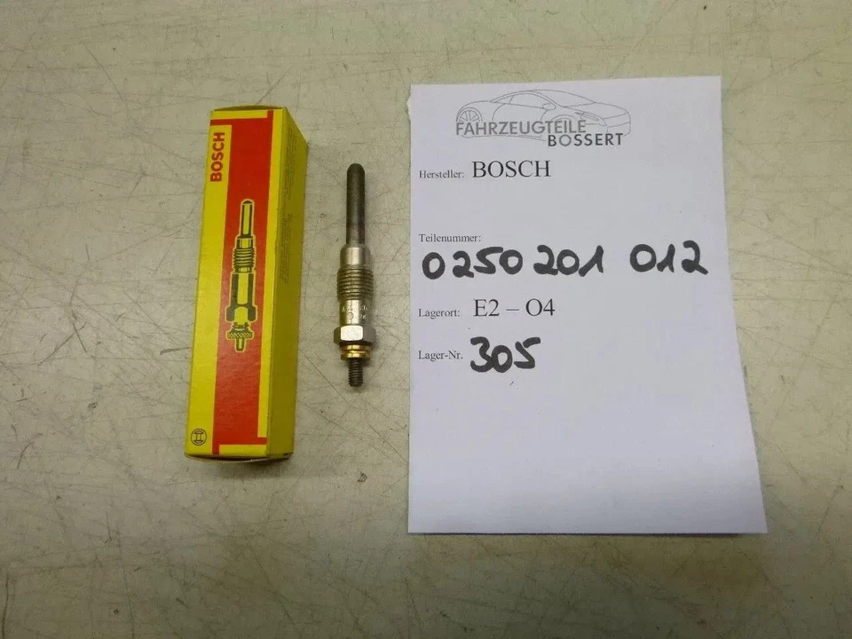 1* Bosch Glühkerze ALFA ROMEO 	164 33 6 75 90 ALFETTA 1.8 2.0 2.4 2.5 TD - Imagem 1 de 1