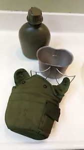 Wasserkantine + Green Carry Pack + Blechbecher ARMEE MILITÄR KOMPLETTSET - Bild 1 von 10