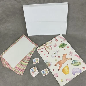 C.R. Gibson Christmas Stationary 100 piece paper crafting set Brenda Walton - Picture 1 of 5