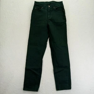 VTG Lee Relaxed Fit Jeans Hunter Green Mens 31x34 Cotton USA Denim - Picture 1 of 11
