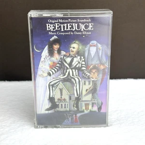 Vtg 1988 Beetlejuice Movie Soundtrack Danny Elfman Tim Burton Cassette Tape 80s! - Picture 1 of 5