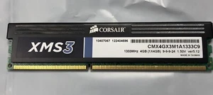 Corsair XMS3 4GB PC3-12800 1600MHz DIMM DDR3 RAM | Grade A - Picture 1 of 3