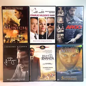6 TRUE STORY MOVIES (DVD Lot) Action Drama History Thriller - Picture 1 of 22
