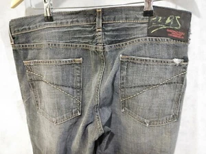 EMERALD RICE Jeans Division Of 7 For All Mankind Distressed Jeans 36x32 Rare! - Picture 1 of 10