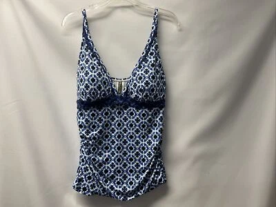 Tommy Bahama XL Traje de Baño Tankini Largo Cuello en V Top Acolchado UPF50 NUEVO CON ETIQUETAS   Foto 1 de 4