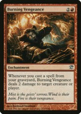 4 Burning Vengeance - LP - Innistrad - mtg - x4 4x