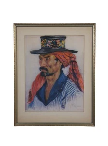 Alfredo Galvez Suarez Guatemala Indian Alderman Ajcalon Portrait Print 18" - Picture 1 of 12