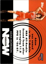 2007-08 Topps Basketball Generation Now #GN30 Adam Morrison