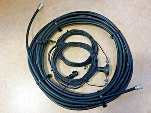 40 MTR Mono Band Dipole Antenna Aerial Complete poss ex army with 15m of UR67 - Zdjęcie 1 z 11