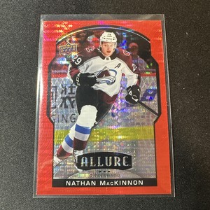 2020-21 Upper Deck Allure Red Rainbow Nathan MacKinnon # 23