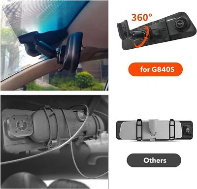 WOLFBOX OEM Soporte para G840S/G850/G840H/G900 Espejo Dash Cam Cámara Coche