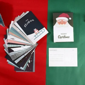 30 Pcs Holiday Merry Christmas Postcard Greeting Card New Year Card Santa 4*6 In - Picture 1 of 4
