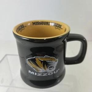 University of MISSOURI Mizzou Tigers Black Ceramic Coffee Mug Raised 3D Graphics - Picture 1 of 10
