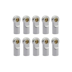 10x 22mm Link End Holder M3 Ball Head Aluminium Tie Rod Silver Clockwise - Picture 1 of 1