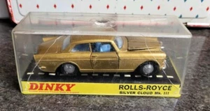 Vintage Dinky Toys Rolls Royce Silver Cloud III Meccano LTD #127 1/43 In Case - Picture 1 of 14