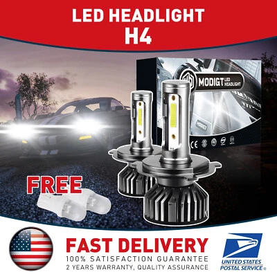 2X Bombillas de faros LED H4 haz alto/bajo 6000 k para Land Rover Discovery 1994-2002 Foto 1 de 4