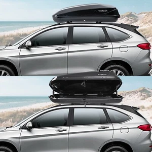 13 Cubic Feet Hard Shell Roof Cargo Carrier Roof Box Cargo Box w/Security Keys - Picture 1 of 11