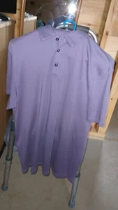 APT 9 Herren Lila Poloshirt Kragen Oberteil Kurzarm Brust Knopf Größe XL - Bild 1 von 1