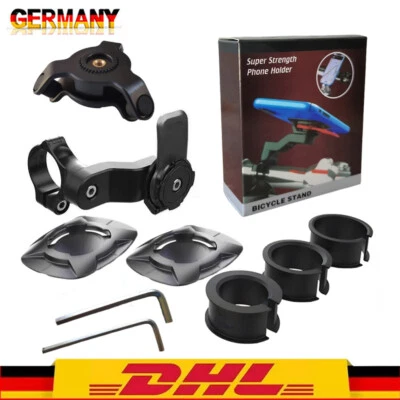 Handy Halterung Quad-Lock Bike Fahrrad Motorrad Roller Halter Handyhalterung-Set - Bild 1 von 4